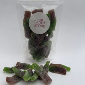 Gesuikerde cola flesjes