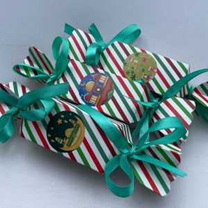 Gestreepte Eid-doosje